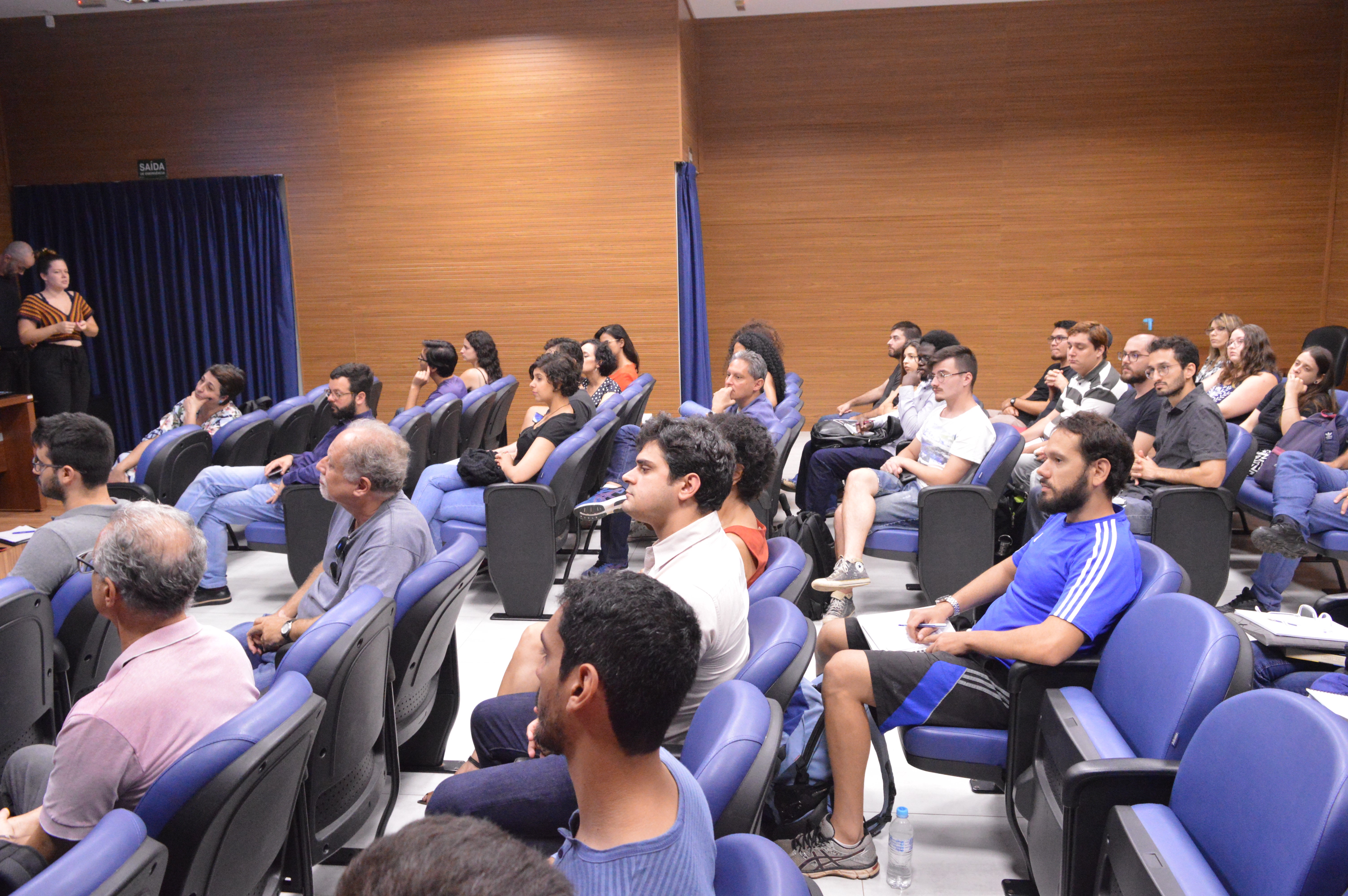 Participantes do evento: público em geral e docentes do PPGPOL.