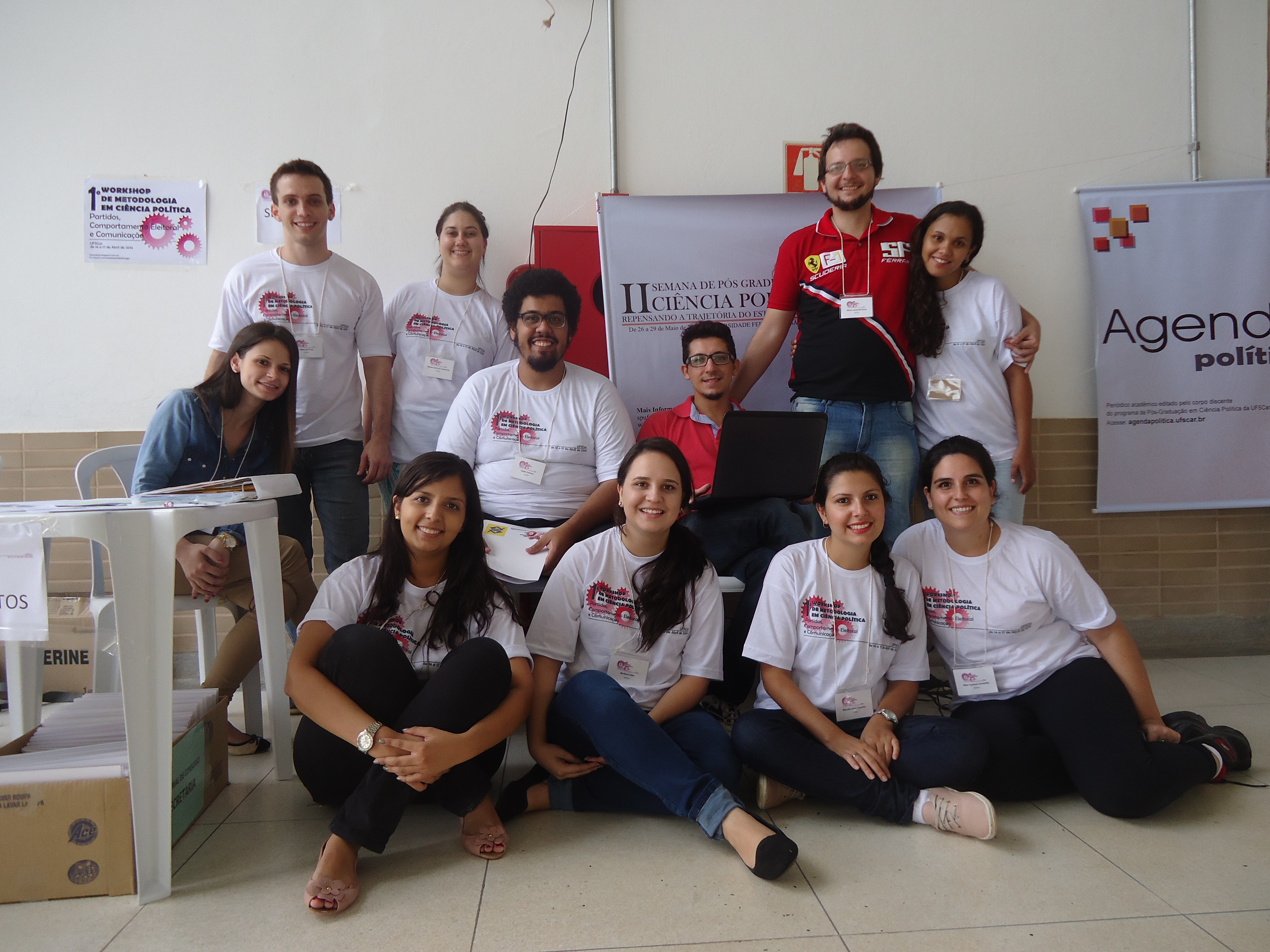 Equipe de discentes organizadores do I WCP 2014