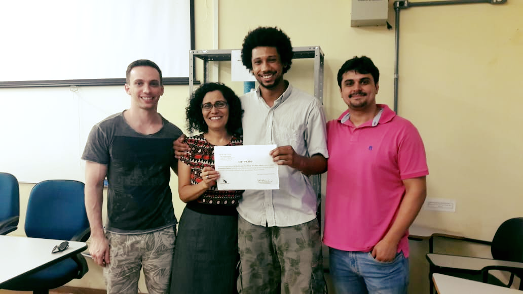 Premiação do artigo vencedor de Tailon Rodrigues do III Workshop de Metodologia